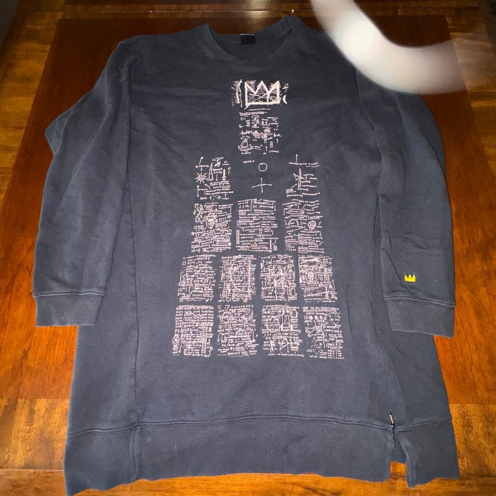 Basquiat SPRZ NY Crewneck Sweatshirt Large Black Art Streetwear